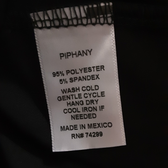 Piphany Black and Silver Drees Size L. - Picture 4 of 8
